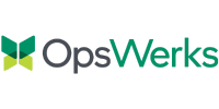 OpsWerks logo with green and black text