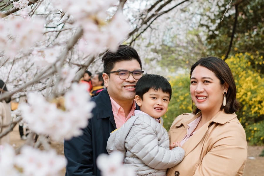 Jared Uichico and his family