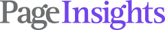 Logo displaying 'Page' in gray and 'Insights' in purple