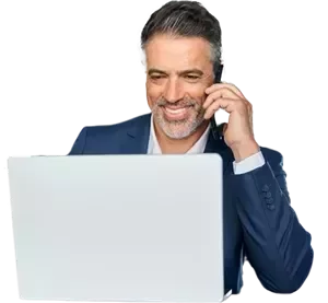 gentelman on the phone